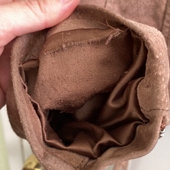 BLANKNYC Suede Moto Jacket in Sand Stoner - Picture 6 of 7